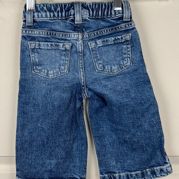 Cat & Jack Distressed Wide Leg Jeans - Picture 5 of 10